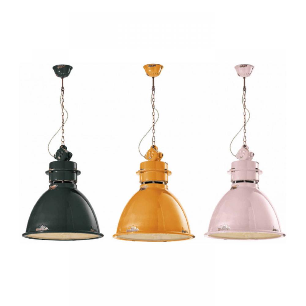 sarga keramia indusztrial ipari lampa vintage retro vilagitas fuggesztek lancos hangar etterem barpult design etterem bisztro handmade minosegi lakberendezes szinek.jpg